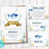 baby shower invitation set with cards plus invitation