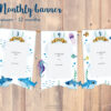 Monthly photo Banner with Baby Shark - Image 7