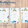Monthly photo Banner with Baby Shark - Image 5