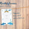 Monthly photo Banner with Baby Shark - Image 4