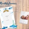 Monthly photo Banner with Baby Shark - Image 8