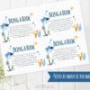 Baby Shark Bring a Book Card – Fun Baby Shower Insert Printable - Image 2