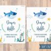 Printable Diaper Raffle Sign with Baby Shark - Image 2