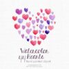 Heart clipart, watercolor hearts clip art - Image 3