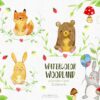 forest animals clipart set