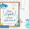 printable time capsule for birthday party with baby shark theme