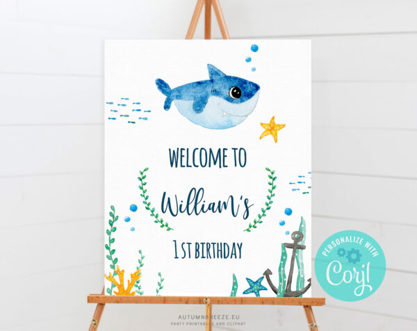 welcome sign for birthday party