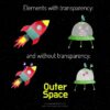 watercolor outer space clipart