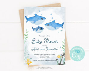 two mommies baby shower invitation
