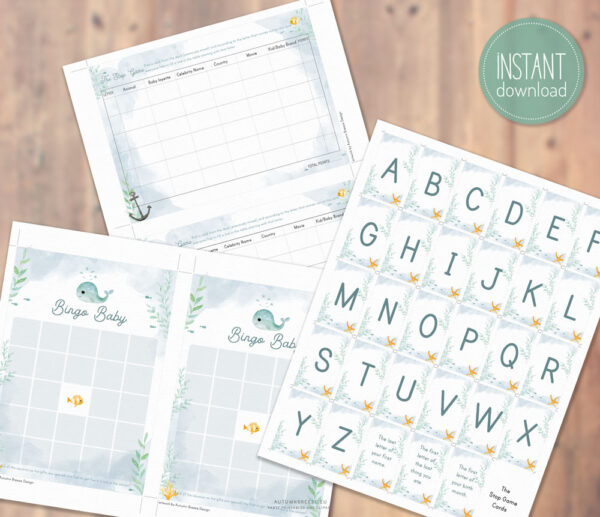 baby shower games printable