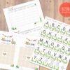 printable baby shower games llama
