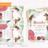 farm-horses birthday party invitation