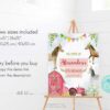 welcome sign for kids birthday party with farm theme