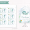 baby whale printable tag