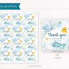 Under the Sea printable thank you tags for kids' birthday party favors