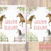 grazing station sign horses
