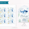 mommy shark theme decoration for birthday party or baby shower