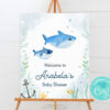 mommy shark printable welcome sign