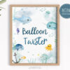 ballon twister sign under the sea theme