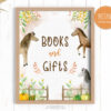 books and gifts sign with fall horses