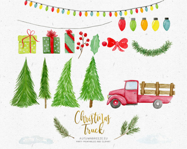 christmas-red-truck-clipart-png-graphics