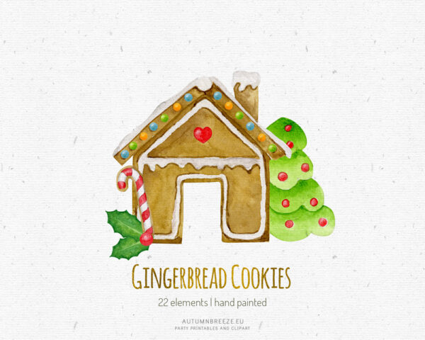 gingerbread cookies christmas clipart