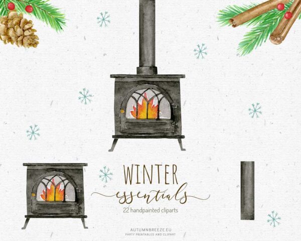 christmas graphics watercolor clipart