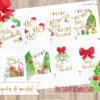 etiquetas de navidad imprimibles