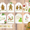 gingerbread cookies christmas tags