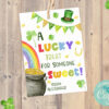 Editable St Patricks Day Gift Tag, St patricks kids tag, Happy St Patrick's Day - Image 2