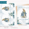 first birthday invitation with a cute bunny