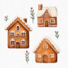 Gingerbread Cookies Clipart – Christmas PNG Set 🍪 - Image 4