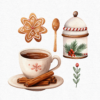 Gingerbread Cookies Clipart – Christmas PNG Set 🍪 - Image 6