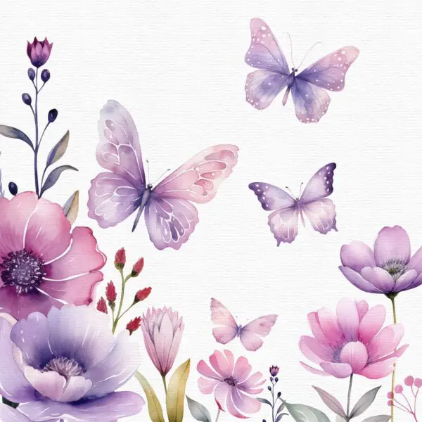purple butterfly