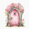 Butterfly Clipart, Fairy Garden Clipart Flowers clipart, 30 png files - Image 10