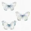 watercolor butterflies clipart set