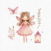 Butterfly Clipart, Fairy Garden Clipart Flowers clipart, 40 png files - Image 4