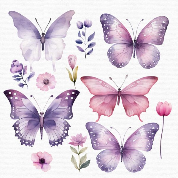 butterflies-and-flowers-clipart