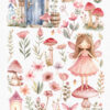 Butterfly Clipart, Fairy Garden Clipart Flowers clipart, 40 png files - Image 2