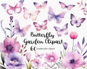 butterfly-garden-purple-and-pink
