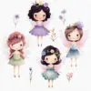 Fairy and Butterflies Clipart - Image 11
