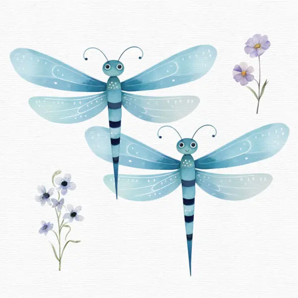 Fairy and Butterflies Clipart - Image 10