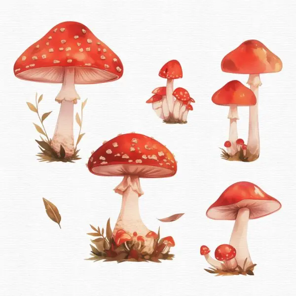 Watercolor Christmas Fairy Clipart – Festive Fantasy PNG - Image 8