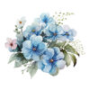 Flowers and Butterfly Clipart – Spring PNG Graphics for Crafts - Image 8