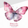 Pink Butterfly Clipart – Cute & Elegant PNG Set - Image 3