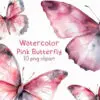 Pink Butterfly Clipart