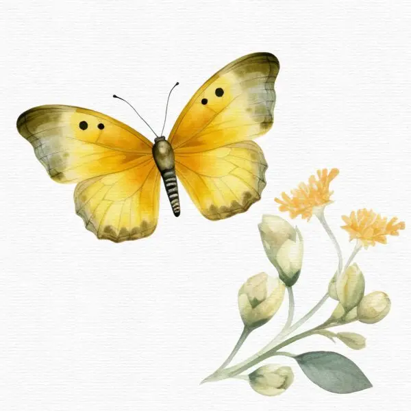 Digital butterfly graphics for sublimation