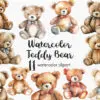 Teddy Bear Clipart – Cute Bear PNG for Baby & Kids Projects
