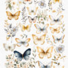 Gold and Blue Butterfly Clipart – PNG File - Image 3