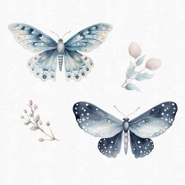 Butterfly clipart, moth butterfly - Image 8